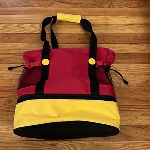 Mickey Themed Tote‎ Bag with Insulated Bottom 💛❤️